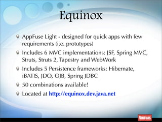 Seven Simple Reasons to Use AppFuse