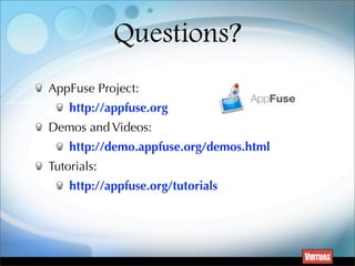 Seven Simple Reasons to Use AppFuse