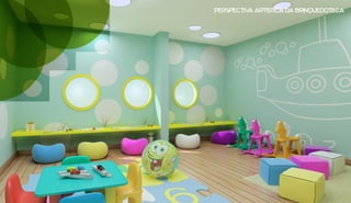 Perspectiva artística da Brinquedoteca
 