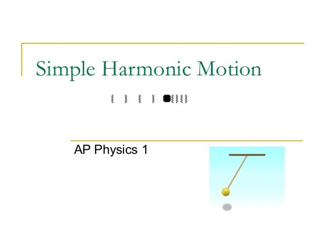 harmonic motion