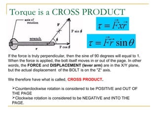 Torque In. X Direction Comprehensive Analysis of Rotational Motion and Torque in AP Physics | PPT