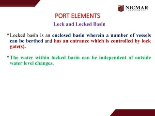Port characteristic and their elements , port capacity and types of ...