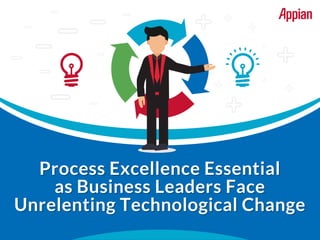 Process Excellence Essential
as Business Leaders Face
Unrelenting Technological Change
Process Excellence Essential
as Business Leaders Face
Unrelenting Technological Change
 