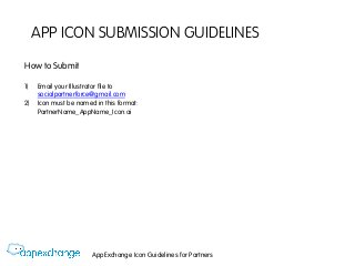 AppExchange App Icon Guidelines | PDF
