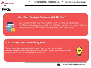 Appic Softwares portifilo | PDF