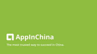 The most trusted way to succeed in China.
 