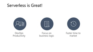 Serverless is Great!
 