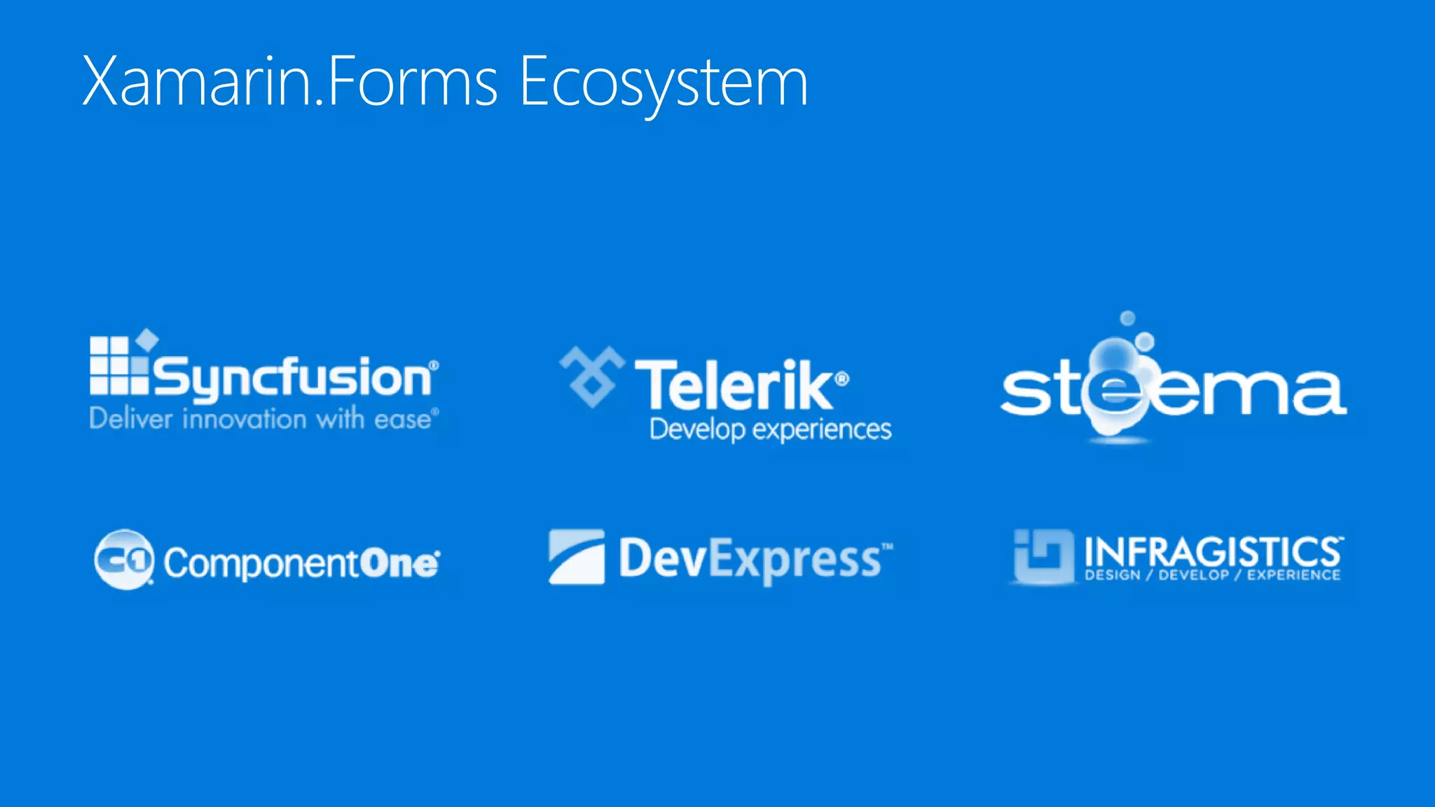 Xamarin.Forms Ecosystem
 