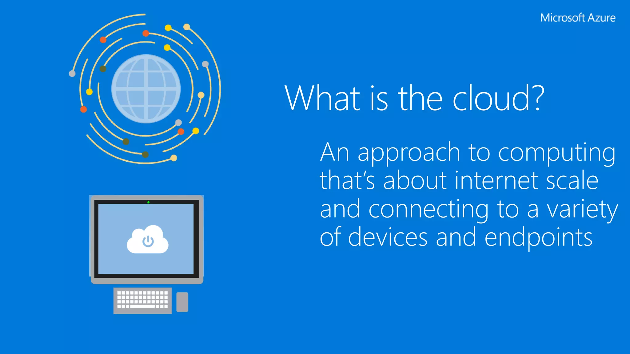 What is the cloud?
 