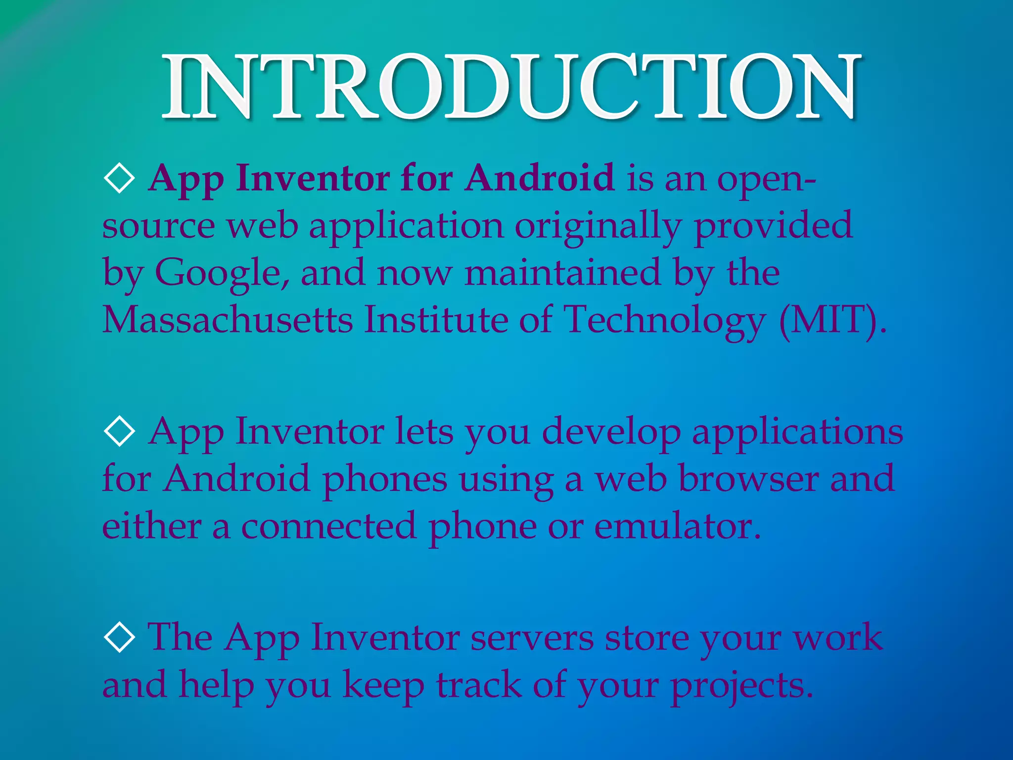 App Inventor | PPT