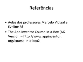 AppInventor - Conhecendo o ambiente e seus principais componentes