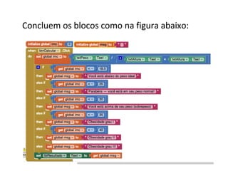 AppInventor - Blocos condicionais e explorando alguns recursos do smartphone