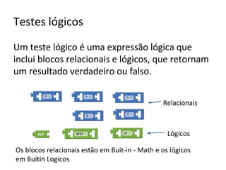 AppInventor - Blocos condicionais e explorando alguns recursos do smartphone