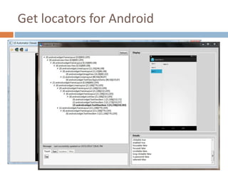 Get locators for Android
 