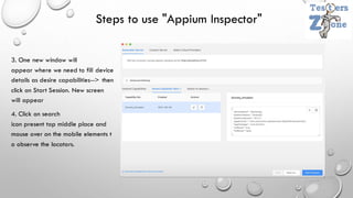 Appium- part 1 | PDF