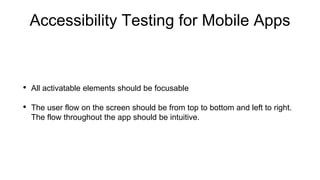 Mobile Automation with Appium | PPTX