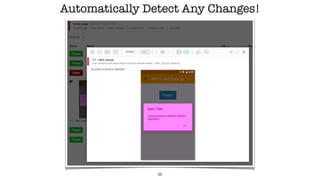 Automatically Detect Any Changes!
38
 
