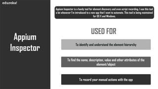 Appium Interview Questions and Answers | Edureka | PDF