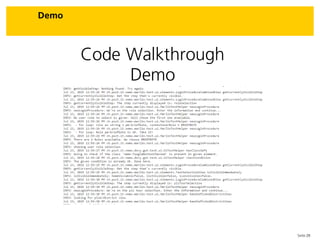 Seite 28
Demo
Code Walkthrough
Demo
 