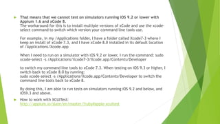 xcode7 - stack view example from the book Appium on mac platform | PPTX