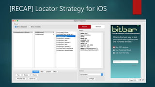[RECAP] Locator Strategy for iOS
 