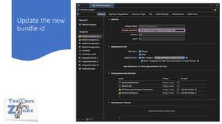 Update the new
bundle id
 
