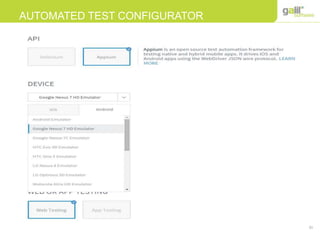 31
AUTOMATED TEST CONFIGURATOR
 