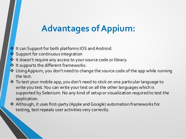 Appium Training | PDF