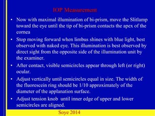 APPLANATION TONOMETRY (2) for Optometry .pptx