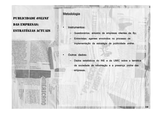 apresentação plano de investigação