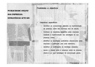 apresentação plano de investigação