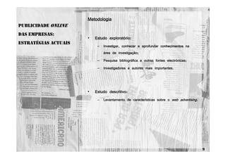 apresentação plano de investigação