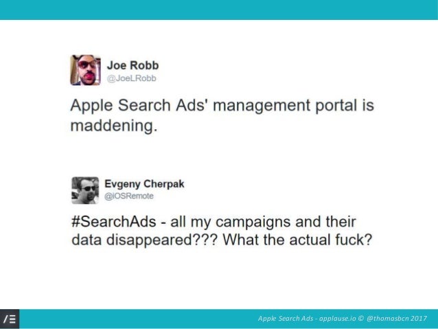Apple Search Ads Applause Io 17
