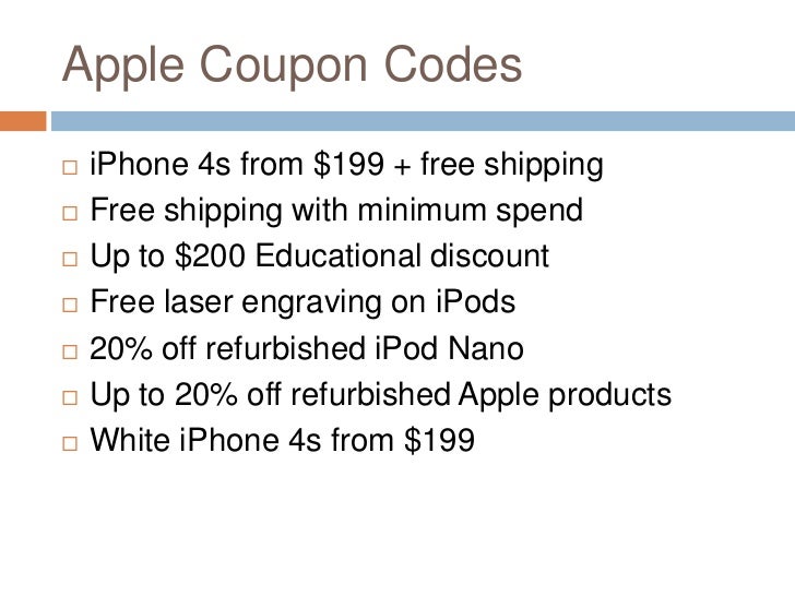 Need an Apple Promo Code? Apple Store Discounts
