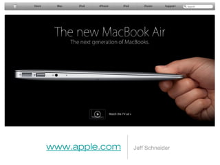 www.apple.com   Jeff Schneider
 