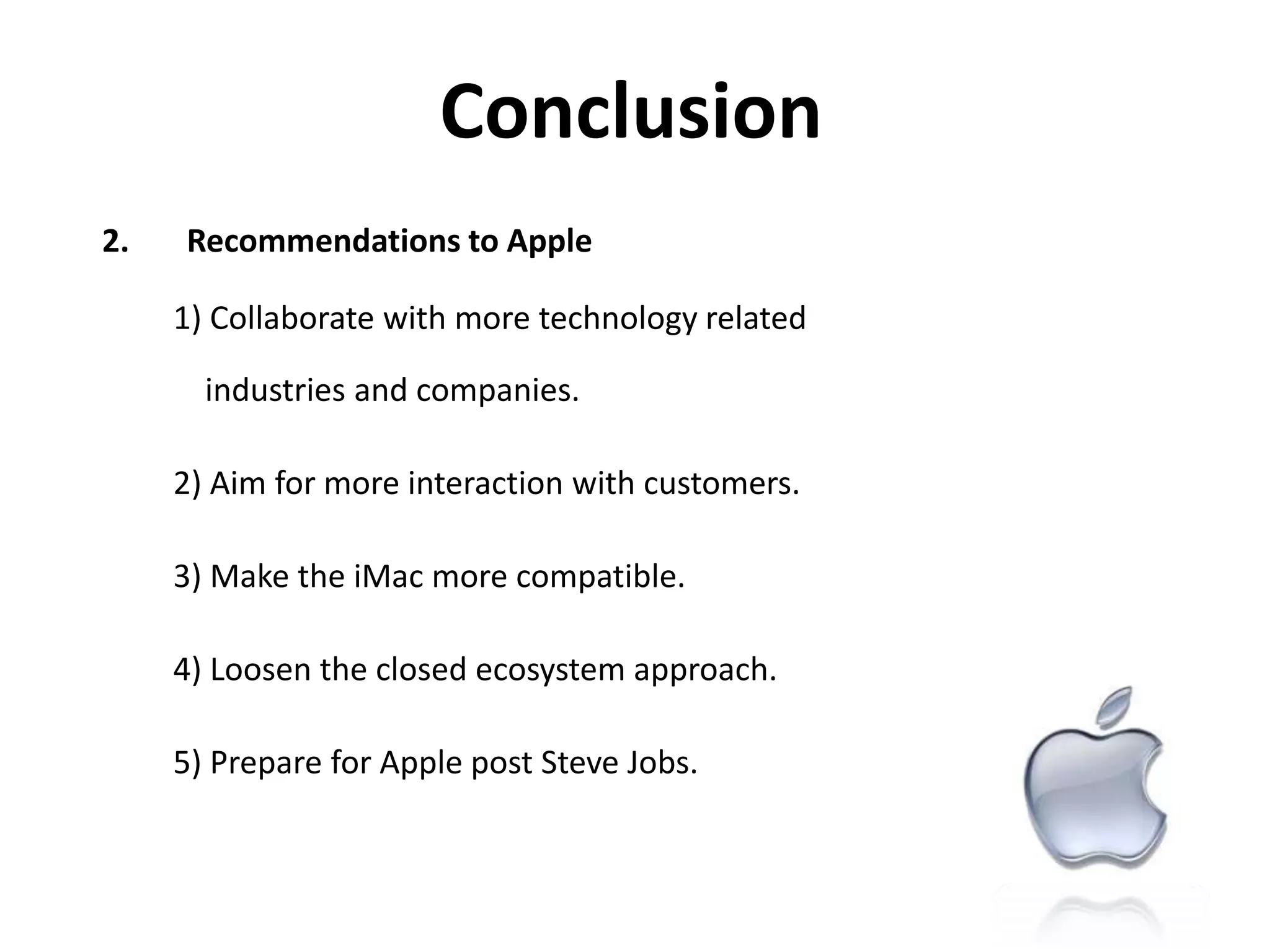 Q 5.Should Apple rethink its closed ecosystem, proprietary approach?