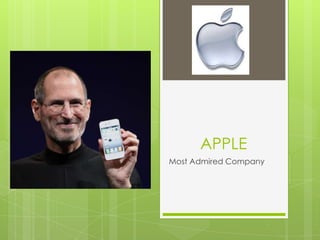 APPLE
Most Admired Company
 