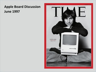 Apple	
  Board	
  Discussion	
  
June	
  1997	
  
 