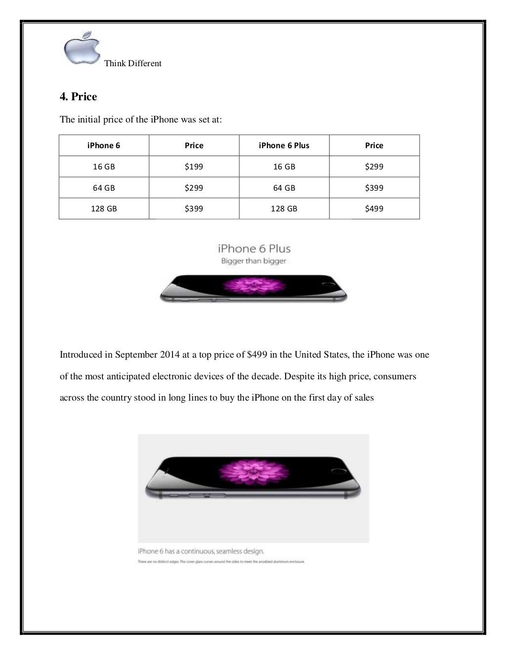 Apple's Pricing Strategy