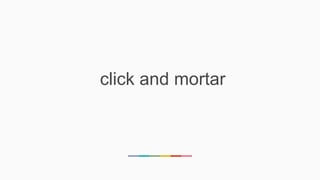 click and mortar
 
