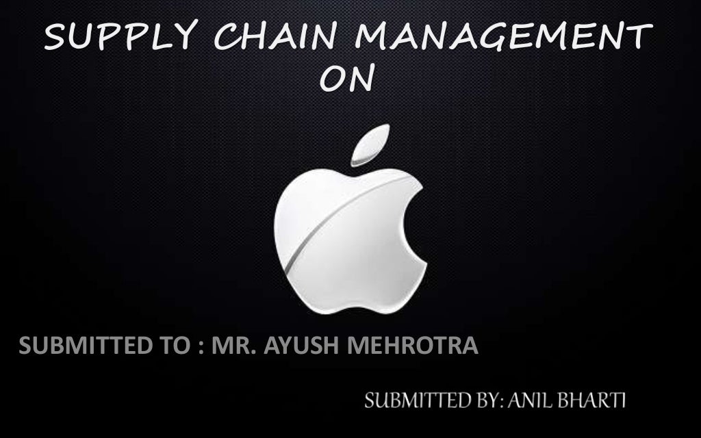 Apple supply chain management