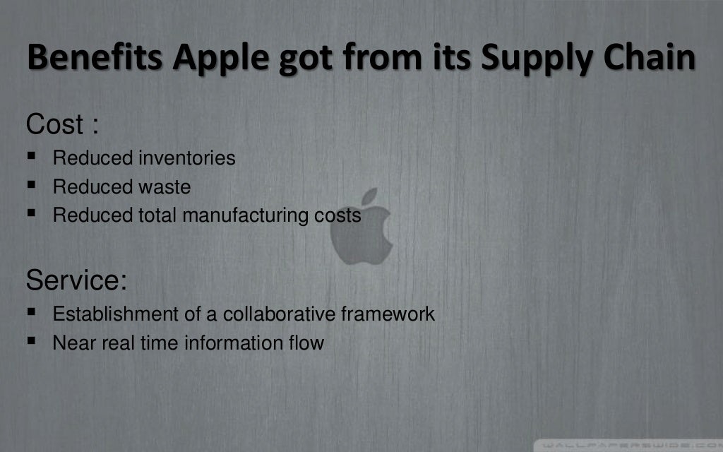 Apple supply chain management