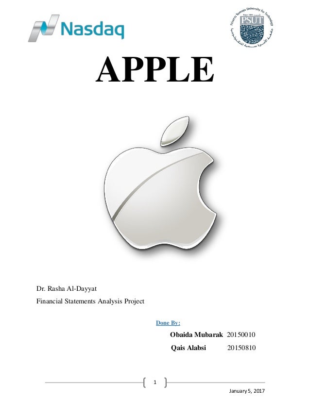 Apple Annual Report Analysis