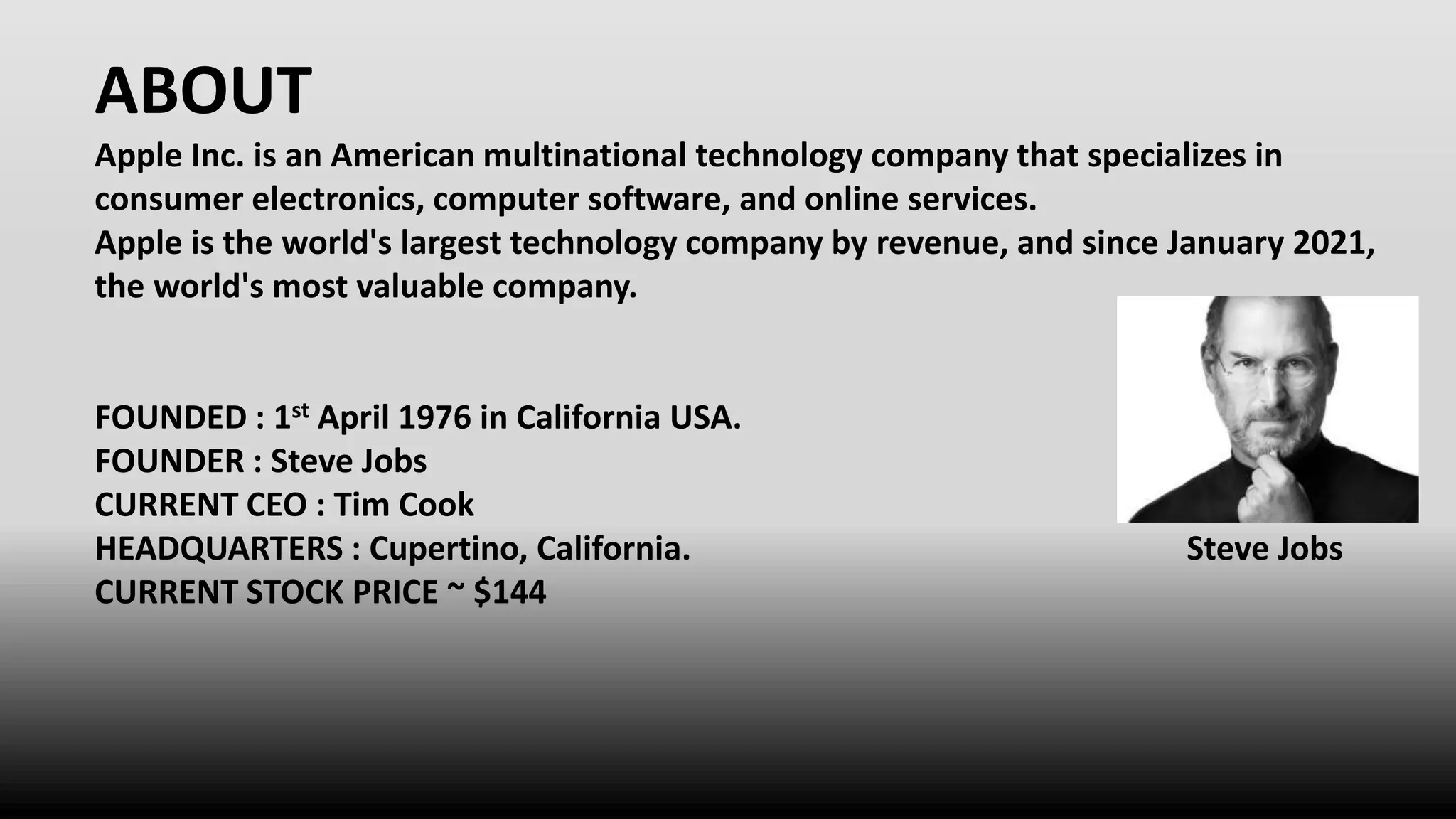 SWOT analysis of Apple | PPTX