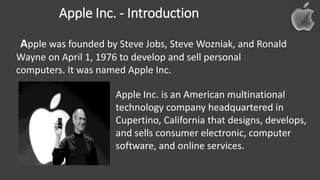 Apple consumer behaviour | PPTX