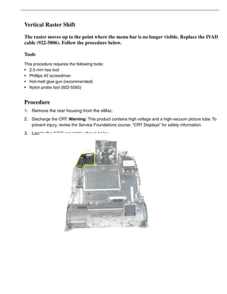 Apple eMac Hardware Service Manual