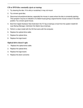 Apple eMac Hardware Service Manual