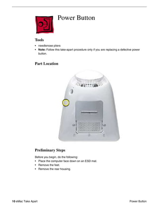Apple eMac Hardware Service Manual