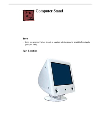 Apple eMac Hardware Service Manual