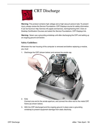 Apple eMac Hardware Service Manual